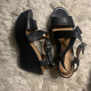 Clark wedge sandal